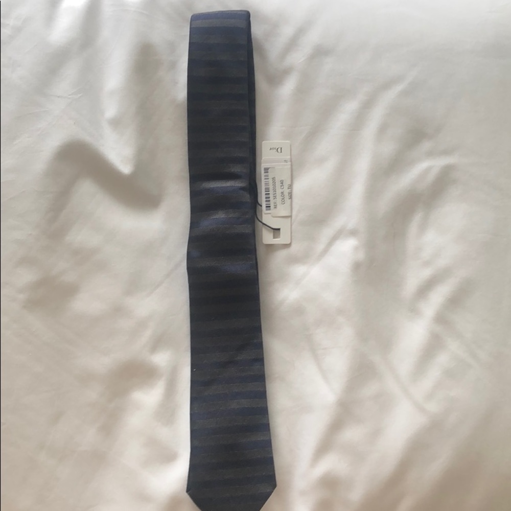 Dior striped tie